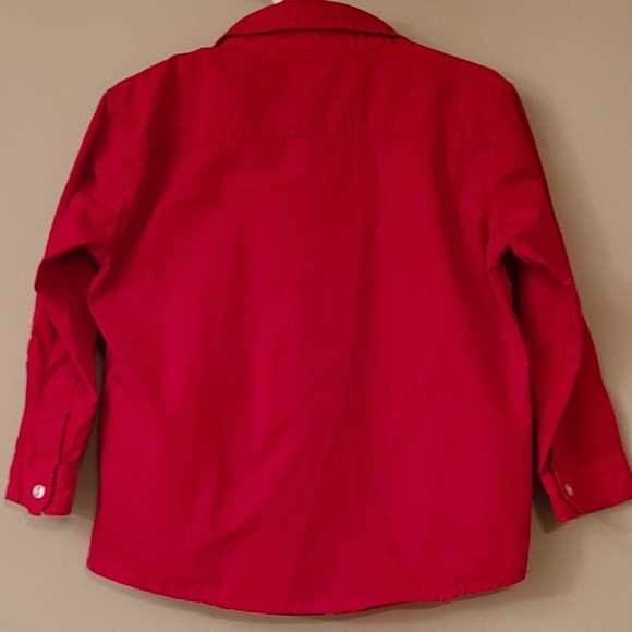 Disney Pixar Cars red button down long sleeved cotton shirt - Picture 2 of 6